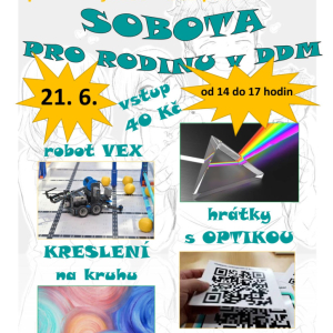 POSLEDNÍ SOBOTA PRO RODINU DO PRÁZDNIN