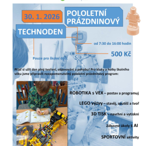 Pololetní prázdninový den TECHNODEN