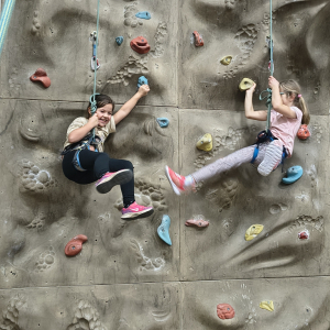 Vánoční lezení na umělé stěně